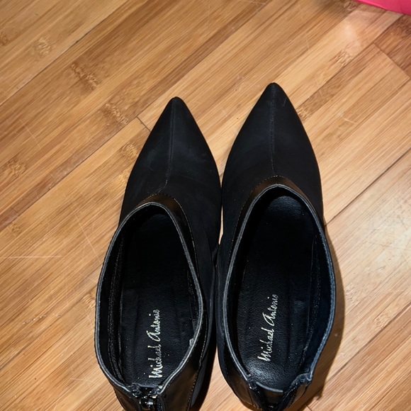 Gently worn: Michael Antonio wedged booties women’s size 8 - Picture 4 of 5